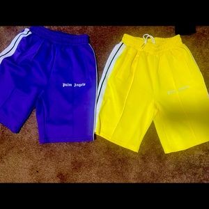Palm Angels Men's Classic Logo Track Shorts.